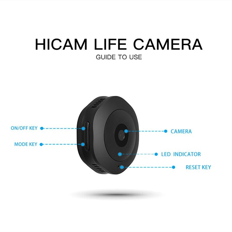 Vikewe H6 DV/Wifi Мини ночная версия камеры мини Экшн-камера с датчиком движения видеокамера диктофон маленькая камера