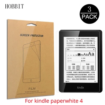 

3Pack Clear LCD Shield Film For Amazon Kindle paperwhite4 Ereader Handheld Tablet paperwhite 4 Anti-Scratch HD Screen Protector