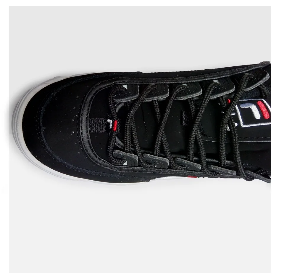 FILA Disruptor II 2 Running Shoes Summer Sport Shoe Men Breathable Zapatillas Women Increased Sneakers size 36-44 Black White