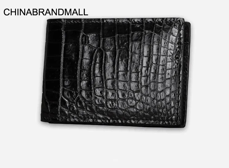 

Crocodile leather men soft wallet card holder high quality