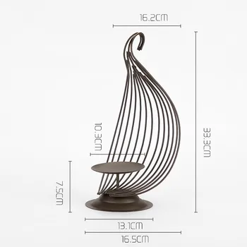 

Fashion Wrought Iron Ornaments Lotus Petals Theme Restaurant Restaurant with Creative Dishes Artistic Dishes Gourmet Tableware