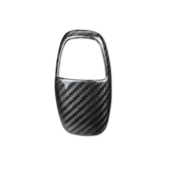 

Car Gear Shift Knob Cover Trim Carbon Fiber for Dodge Challenger Charger 2015-2019 Accessories