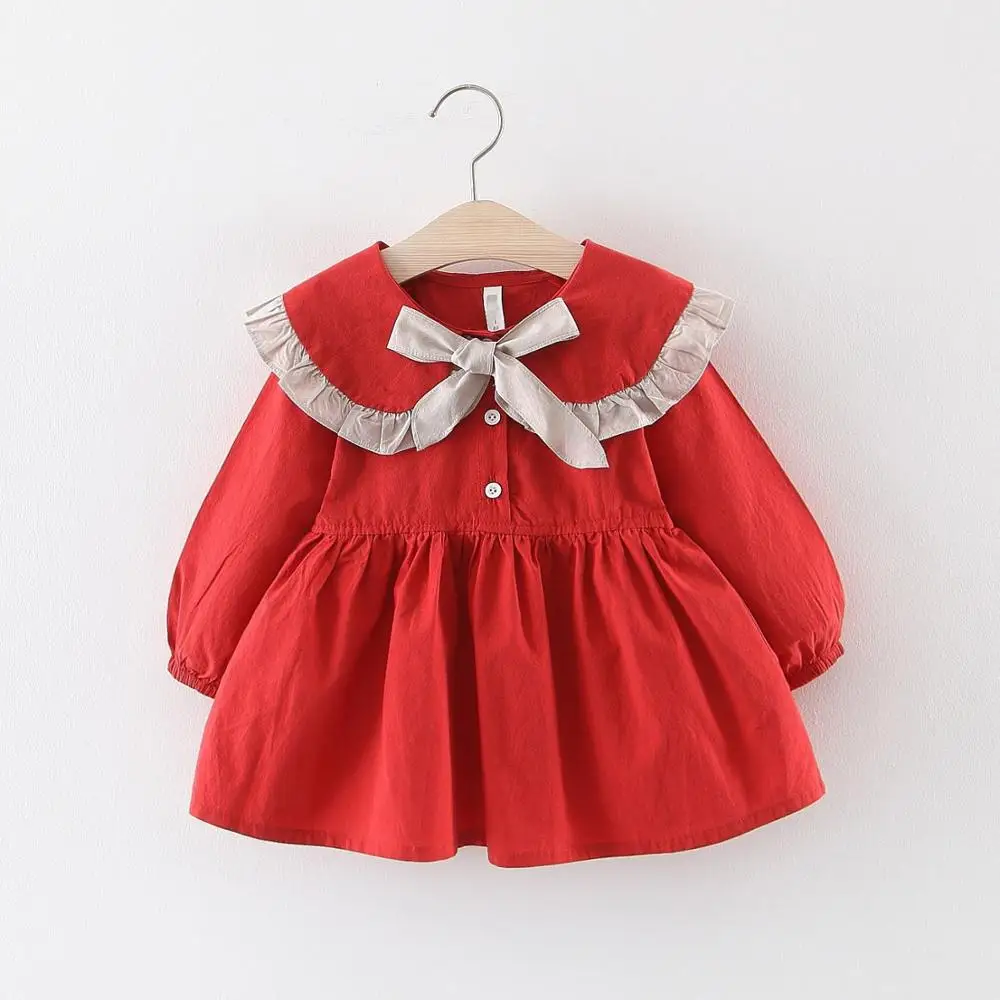 

Kids Dresses For Girls Costume 2019 Autumn Winter Toddler Girls Long Sleeve Princess Dress Infant Baby Party Dress 1 2 3 4 Year