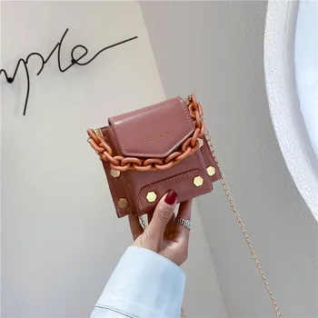 

ins Lingge embroidery thread small bag female 2020 new Korean version of the wild one-shoulder messenger fashion small bag