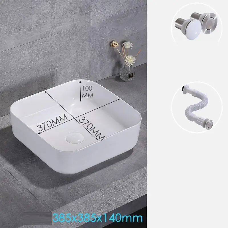 Version I Lavatorio Waschbecken Туалет Mano Bacia Lavagem ванная комната черный Salle De Bain Lavabo раковина Pia Banheiro умывальник - Цвет: Version I