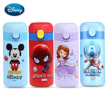 

Disney 350ML Children Cartoon 316 stainless steel children's Mug School Kid leak-proof creative drinking straight drinking Cup