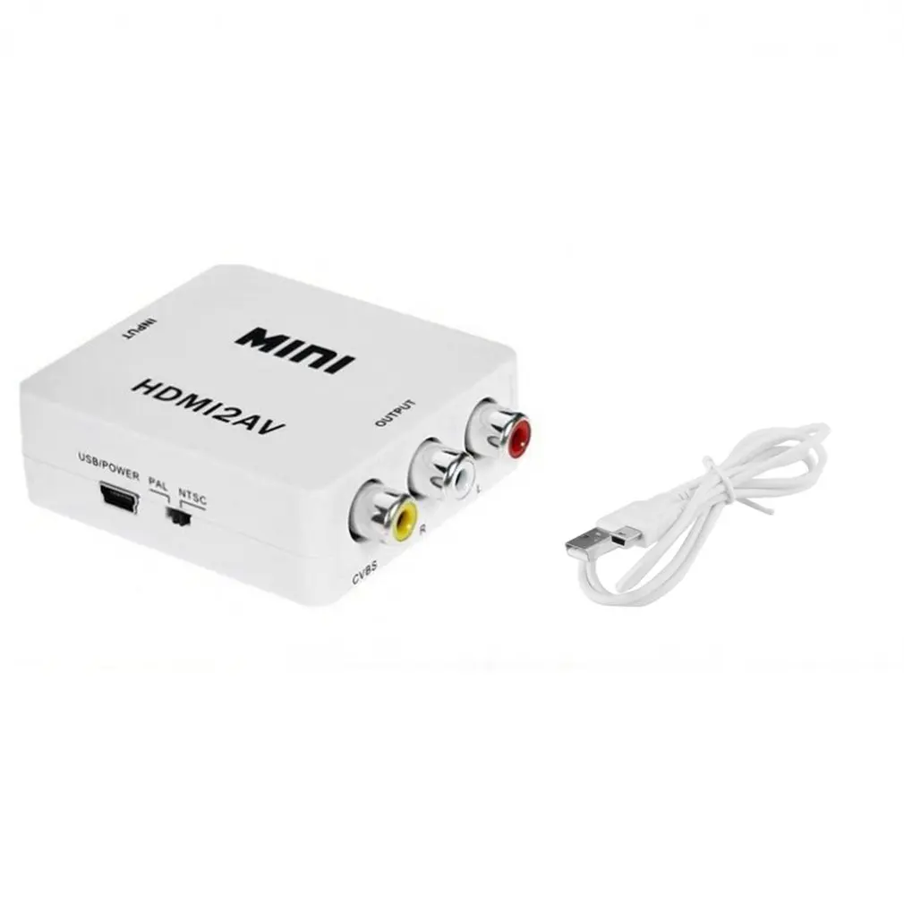 HDMI Мини Композитный CVBS RCA AV видеоконвертер адаптер старого ТВ 1080p HRCA горячая