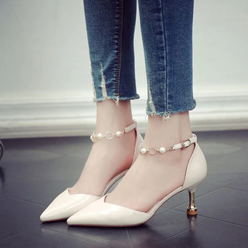 

New Fashion High Heels Women Shoes Pointed toe Women Pumps Woman Party Shoes Ladies High Heel 6.5cm TB038