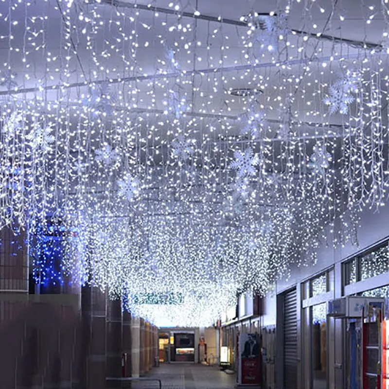 

New LEDs Strip String Lights Wedding Fairy Light Christmas Garland LED Curtain String Light For Party Home Decor 60x400cm New