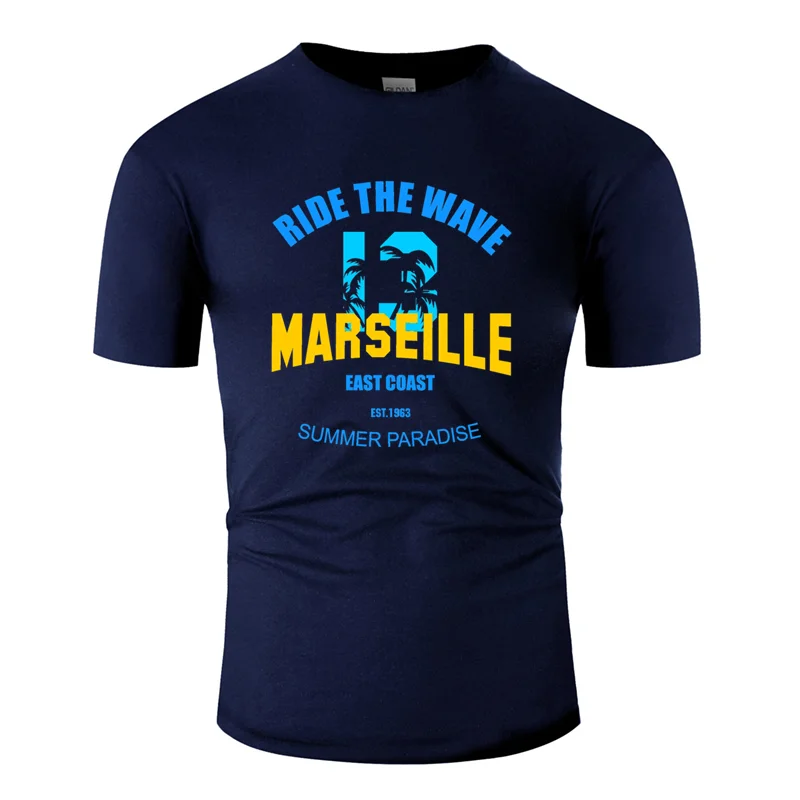 Men-Navy Blue Дизайн Юмор Марсель Кот де Азур футболка Стандартный сплошной цвет Футболка юмористический Harajuku хип хоп - Цвет: Men-Navy Blue