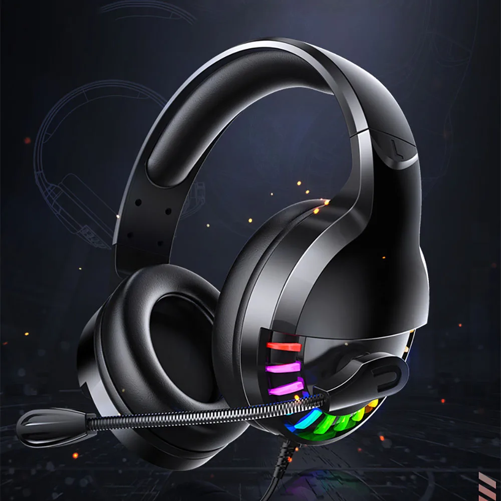 Headset Gaming Headset USB Charging Gaming Headset Wired Headset With Microphone Computer Headset Computer Gaming Headset
