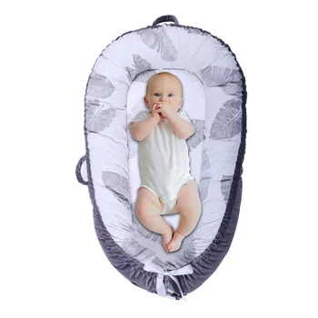 

Newborn Baby Portable Removable and Washable Crib Travel Bed Nest Bed Crib Cotton New Crib Travel Bed for Children Infant Kids