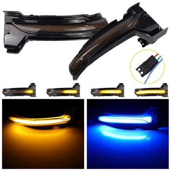 

New For Ford Focus Mk4 Ab Bj 2019-2020 Rearview Mirror Streamer Lights LED Side Wing Dynamic Turn Signal Light Blinker Indicator