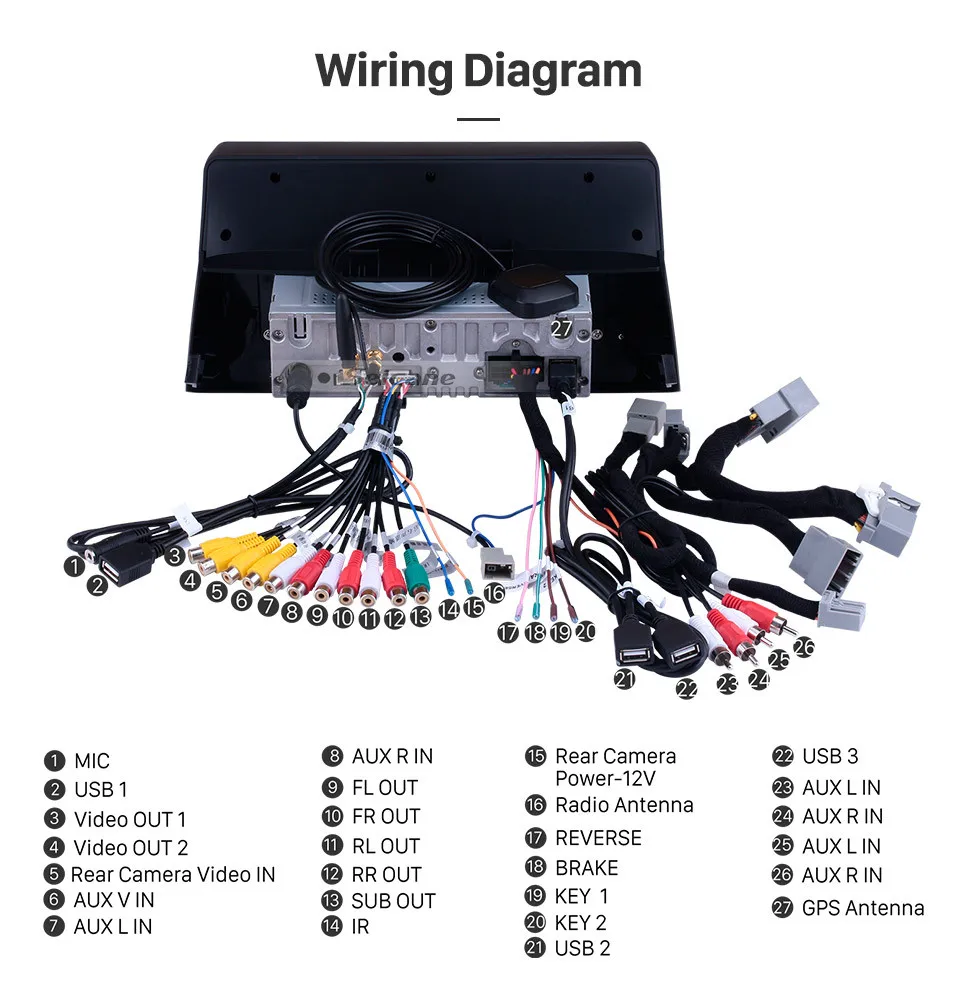 Top Seicane 10.1 inch Android 9.0 IPS 8-CORE GPS Navigation Radio for 2008-2013 Honda Accord 8 Car Auto Unit Player support RDS DVR 18