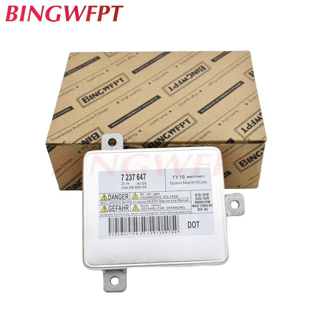 2 шт. OEM 7237647 ксенон HID балласт модуль управления с HID реветь отлично W003T20071 63127172536 63127250624