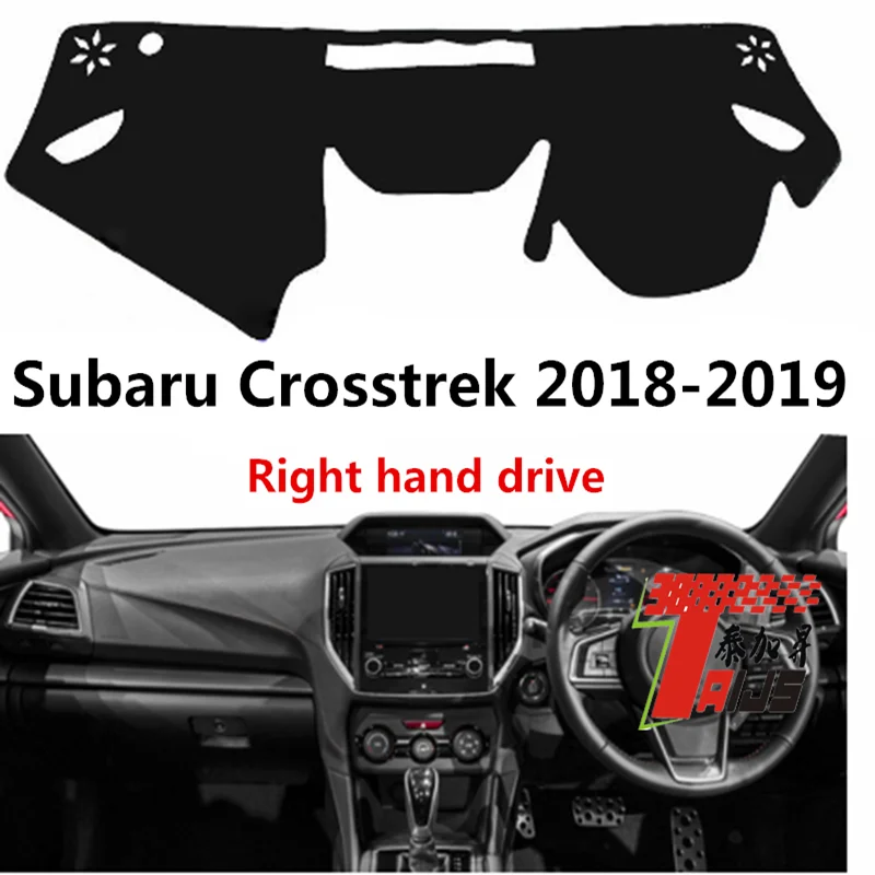 Taijs чехол для приборной панели автомобиля с правым приводом для Subaru Crosstrek-, Новое поступление, полиэфирное волокно, предотвращающее появление трещин