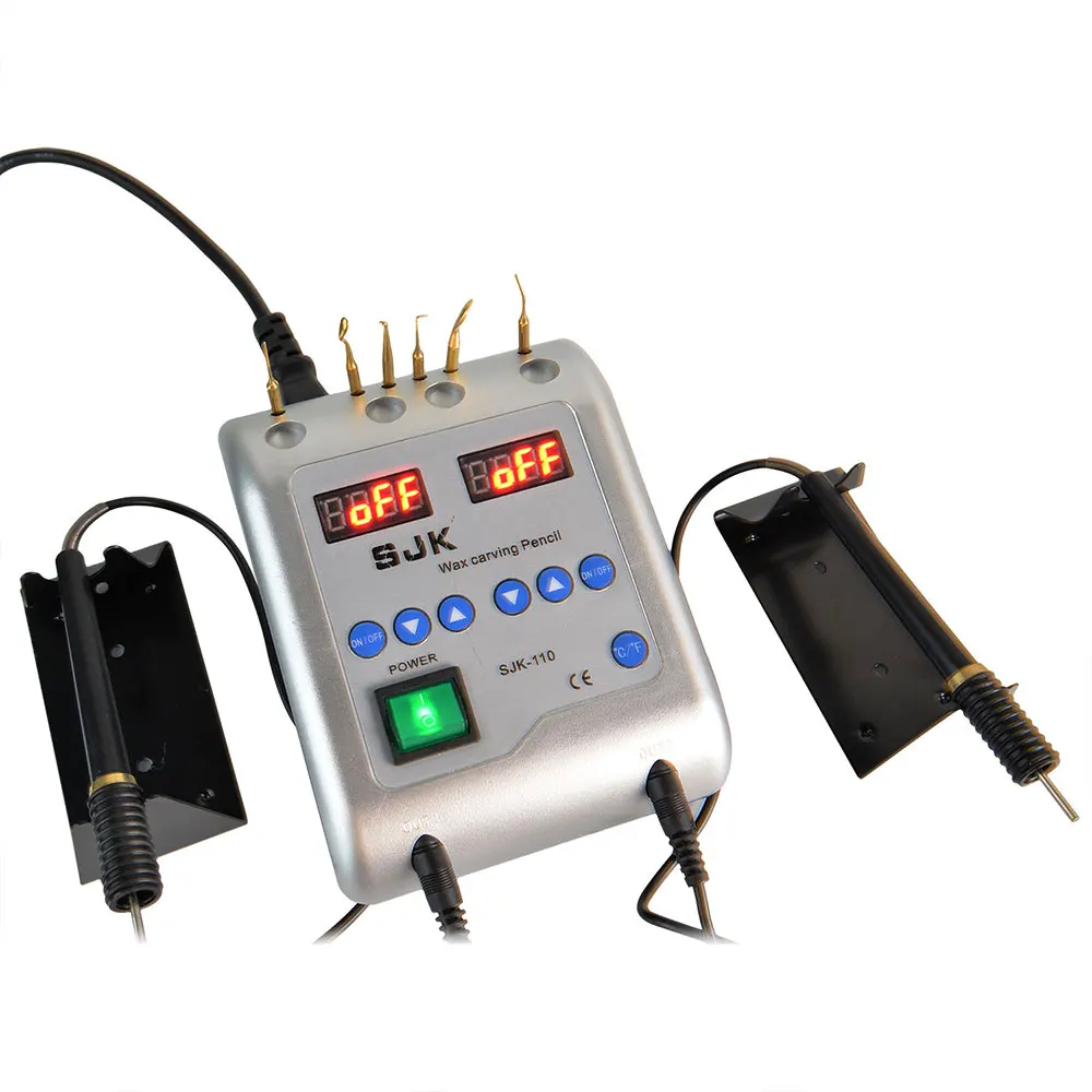 Electric Waxer Wax Knife Carving Dental Lab Equipment Electric Waxer Carving Knife Contain 6 Wax Tips+2 Pens Dental Tools