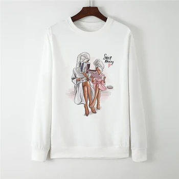 

Autumn Winter Cheap Hatless Hoodies Sweatshirt Women Hip Hop Sudadera Mujer Vogue Funny Super Mom Толстовка Kawaii Sportswear