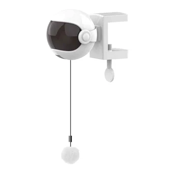 

Funny Practical Interactive With Ball Electric Cat Toy ABS Home Flutter Rotating Training Automatic Lifting Retractable Rope