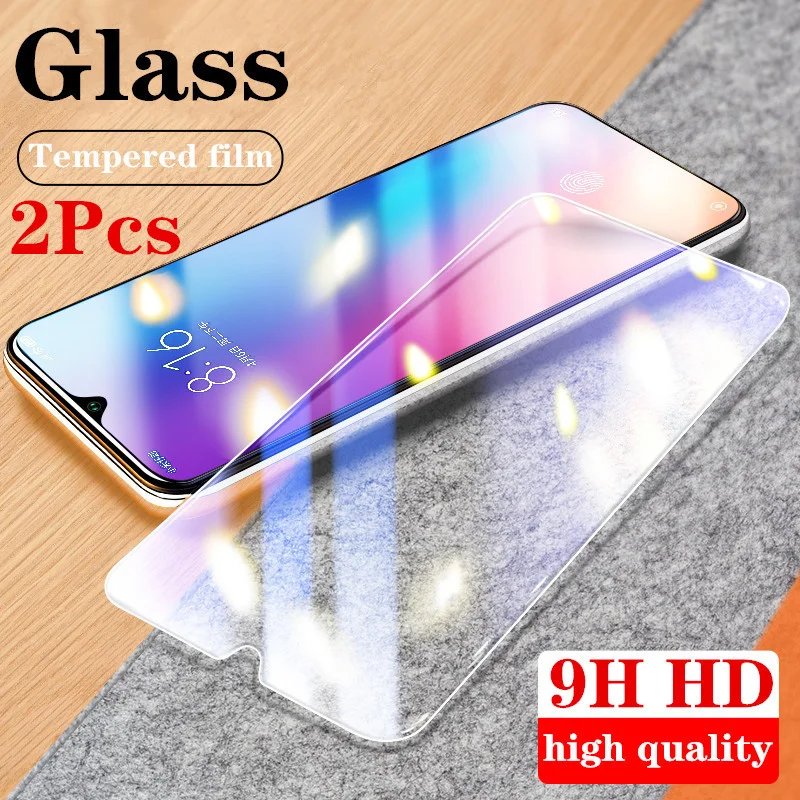 2 Pieces Protective Film 9H Screen Protector for Xiaomi Redmi 8 8A 7 7A Hard Tempered Glass for Redmi K20 Pro 6 Pro 5 Plus 5A 6A