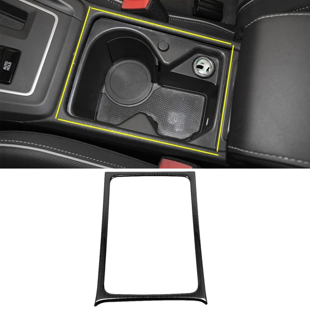 Car Interior Accessories For Volkswagen VW Golf 8 MK8 2020 2021 LHD Water Cup Cover Air Vent Trims Window Lift Switch Panel Trim Black steel