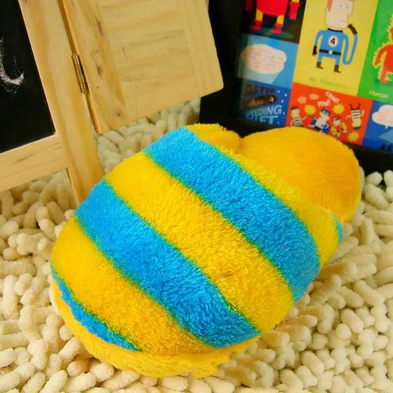 Игрушка для домашних животных, плюшевая форма тапочек, жевательная пищалка, пищалка, звук, кошачий укус