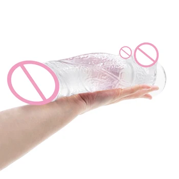 28 Cm Big Crystal Dildos Realistic Huge Horse Dildo No Vibrators Female Large Penis Giant Sex Dildos Suction Cup Toys for Women 5