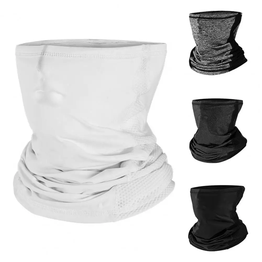 

Cycling Equipment Summer Comfortable Ice-silk Cycling Sports Face Cover Sweat Absorb Quick-drying Riding Face Cover for Hiking