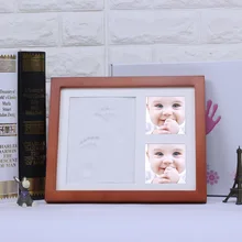 Yue Xin источник отпечаток руки ребенка глиняная рамка рук и ног печать твердой древесины с крышкой младенческой ручной печати глины производителей a Gen