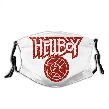 

Hellboy BPRD Unisex Reusable Mouth Face Mask Anti Haze Dust Mask With Filters Protection Mask Respirator Mouth Muffle