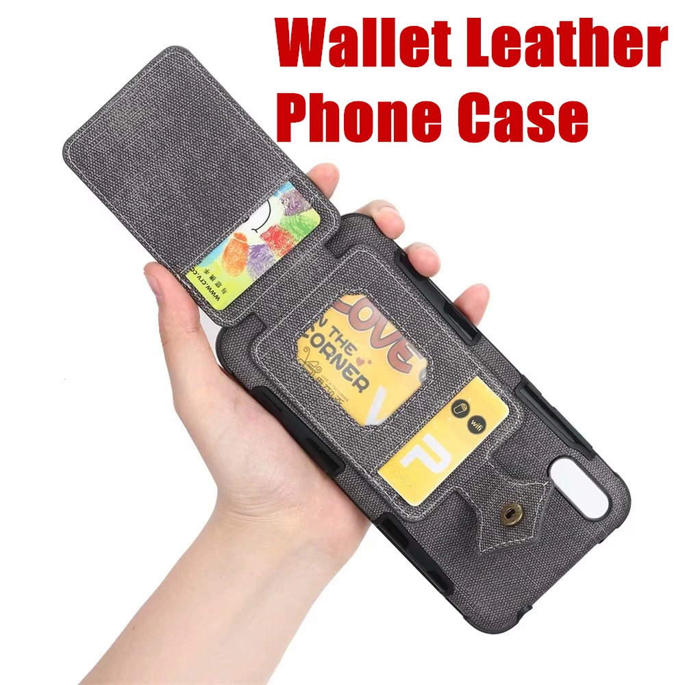 

Case For Huawei P30 Pro P30 Lite P Smart Plus 2019 Card Phone Cover Luxury New Pattern Button Bag Case For Y5 Y6 Y7 Prime 2019