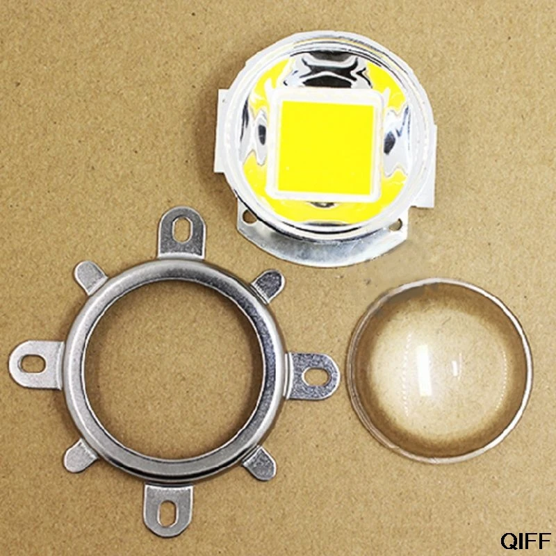 Drop Ship&Wholesale High Power Lamp Bead Optical Glass Lens 44mm LED Lamp Bead Concentrating Plano-convex Lens Aug. 12