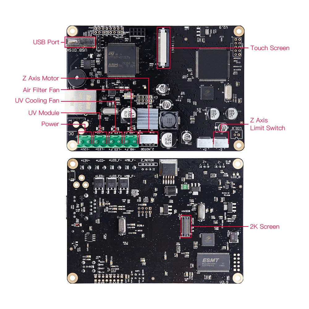 ANYCUBIC Photon LCD 3D принтер материнская плата TriGorilla совместимая 4 слоя PCB контроллера