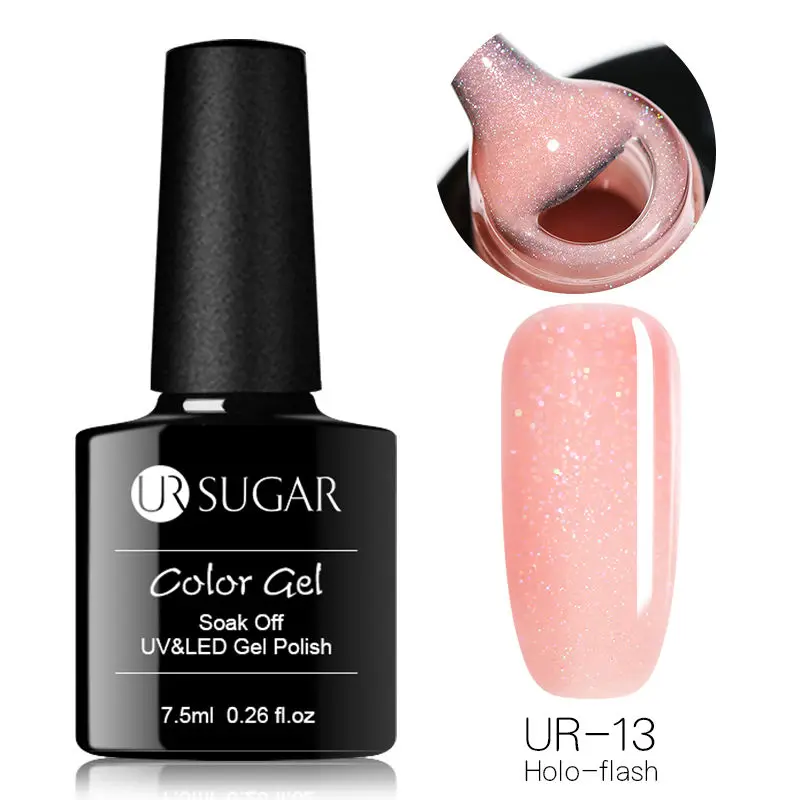 Светло-голубой Ur Sugar цветной УФ-гель для ногтей, для наращивания ногтей, для наращивания ногтей, УФ-Гель-лак, долговечные художественные инструменты для ногтей - Цвет: Светло-голубой
