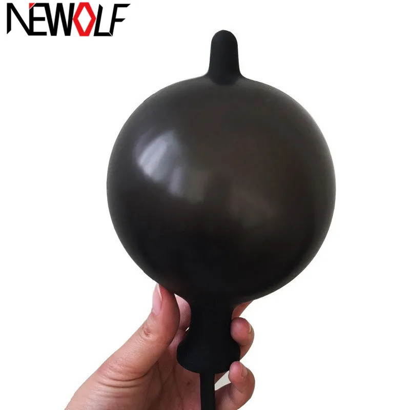 Sex Inflatable Pump Anal Plug Dilator Expander Silicone Butt Tail Anus Masturbator Toys For Adults Gay Men Q109 |