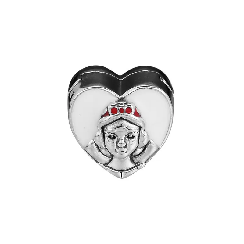 

Cartoon Princess Portrait Clip Beads for Charms Bracelets Women DIY Sterling Silver 925 Beads for Jewelry Making Mixed Enamel