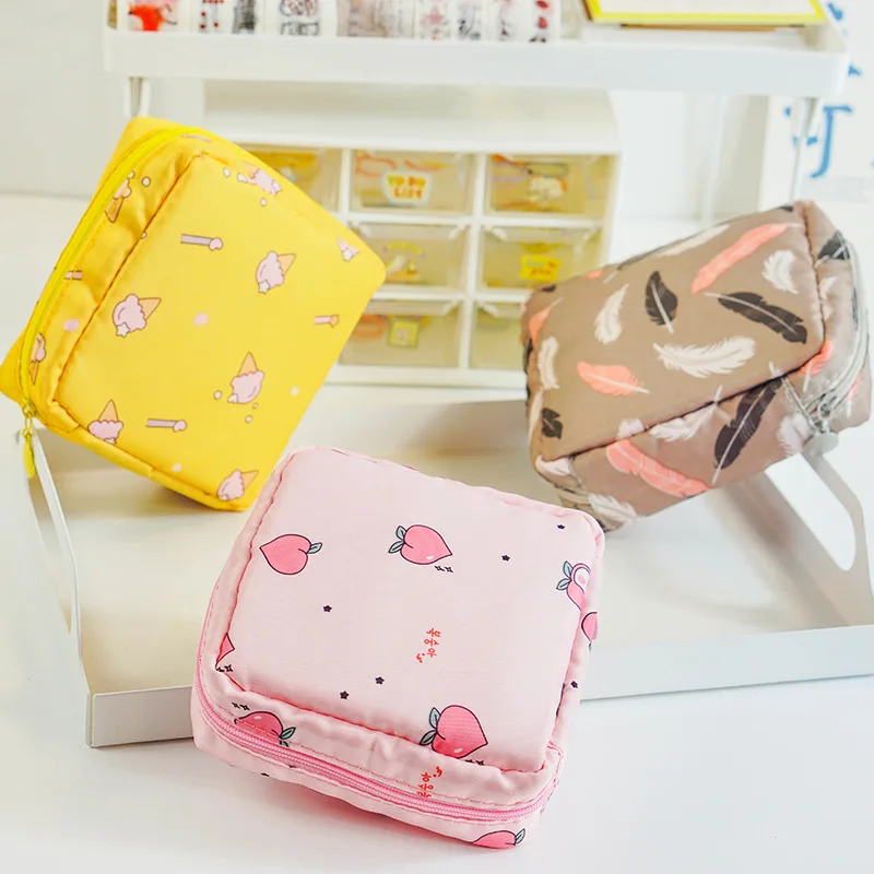 Waterproof Tampon Storage Bag Multifunctional Sanitary Pad Bags