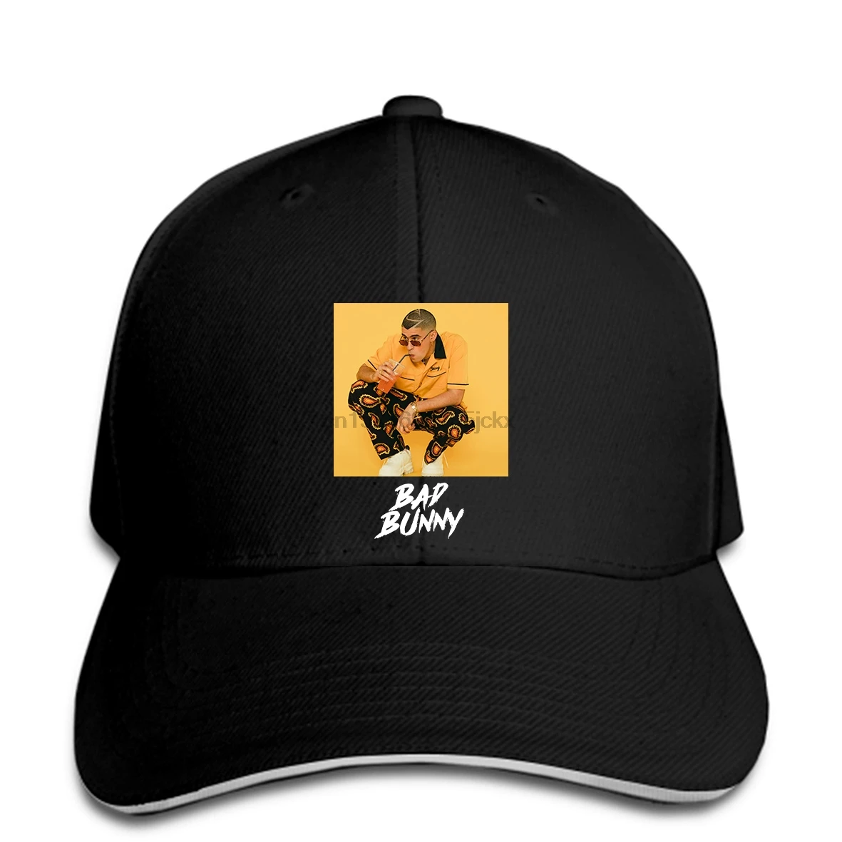 Bad Bunny бейсболка Bad Bunny Tour Fans BlackMen S Us поставщик бейсболка