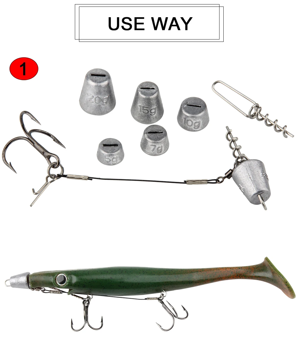 Lead Sinkers Weights  (4)