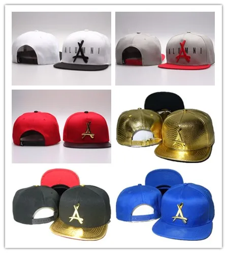 Горячая Snapback Кепка s Tha Alumni Бейсбольная Кепка Snapback мужские Золотые спортивные шапки в стиле хип-хоп новая регулируемая бейсболка Bone