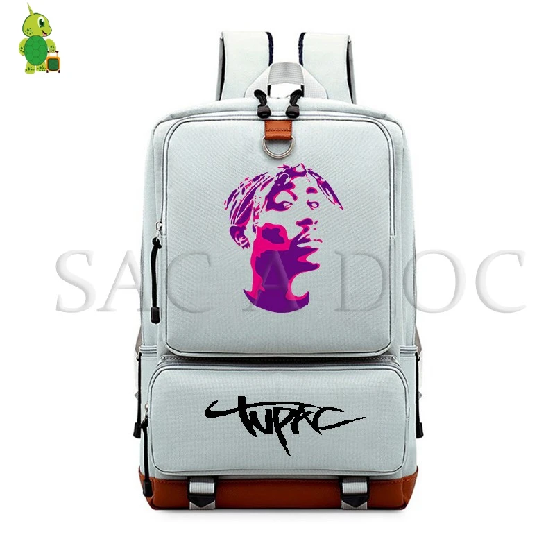 12 Tupac 2Pac рюкзак для женщин и мужчин рюкзак для ноутбука школьная сумка для подростков повседневный рюкзак хип хоп Легенда дорожные сумки - Цвет: 12