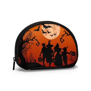 

Make Up Bag Travel Women Halloween Silhouettes Zipper Fashion Women Travel Organizer Cosmetic Bag 2021