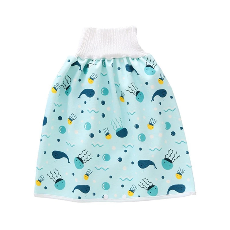 

Children Newborn Baby Girl Boy Cotton Soft Training Pants Cloth Diaper Skirt Reusable High Waist Diaper Skirt