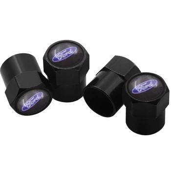 

4 Pieces Metal Car Tire Wheel Valve Valve Protective Cover For Ford mk2 mk3 mk4 mk5 mk7 fiesta FOCUS 2 3 4 5 car accessories