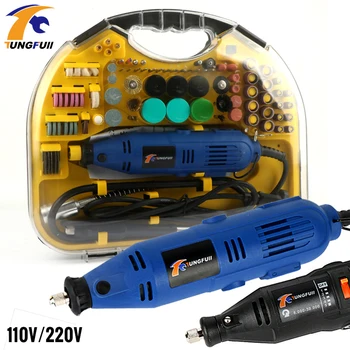 

110V/220V Drill Grinder Rotary Tools Kit Set For Dremel 3000 4000 Hand Mini Drill Machine Drilling Polishing Power Tool