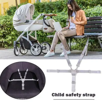 

Universal Baby 5 Point Harness Safe Belt Seat Belts For Stroller High Chair Pram Buggy Children Baby Belt Stroller Accessories