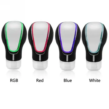 

Touch Activated Sensor 7 Colors RGB LED Light USB Charge Car Gear Shift Lever Knob Car Accessories