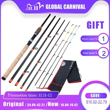 BEST PROMO ❤️ Sougayilang High Quality Cork Handle Feeder Spinning Fishing Rod 3.0M L M H Power Travel Rod De Pesca Carp Feeder Pole - discount item 52% OFF Sports & Entertainment