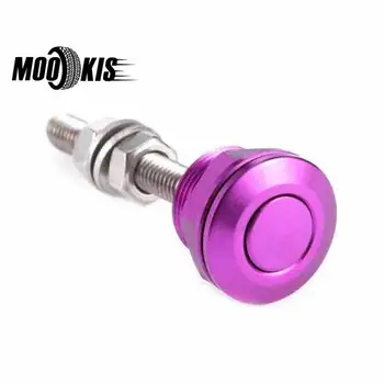 

Car hood pin lock quick latch low-key lockable button car hood pin GM modified mini hood lock