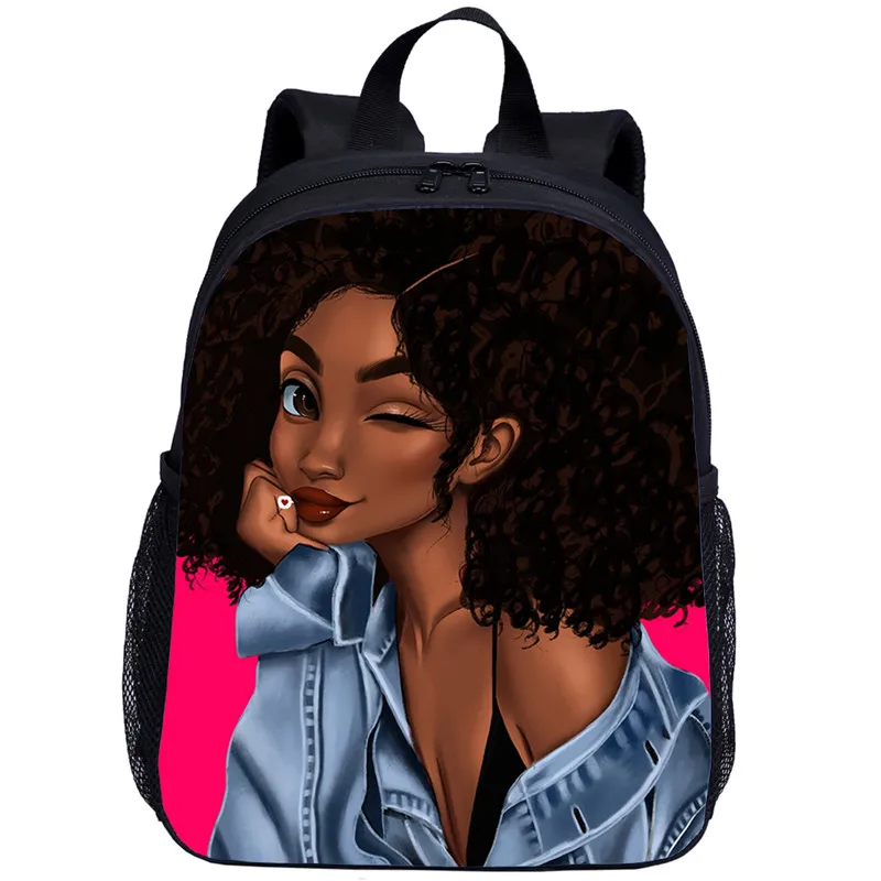 New 2020 African Girls Preschool Book Backpack For Kids Pupil's School Bags School Supplies